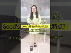 Wat zijn de kenmerken van Good's buffer?